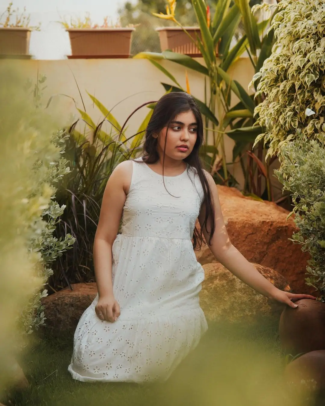 Gargeyi Yellapragada Stills In White Dress